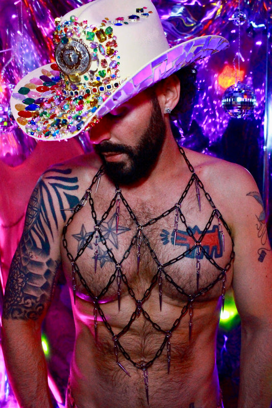 SPIKED INTEREST BODY CHAIN