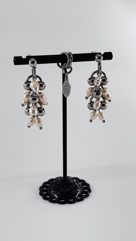 CLUSTER FCK EARRINGS