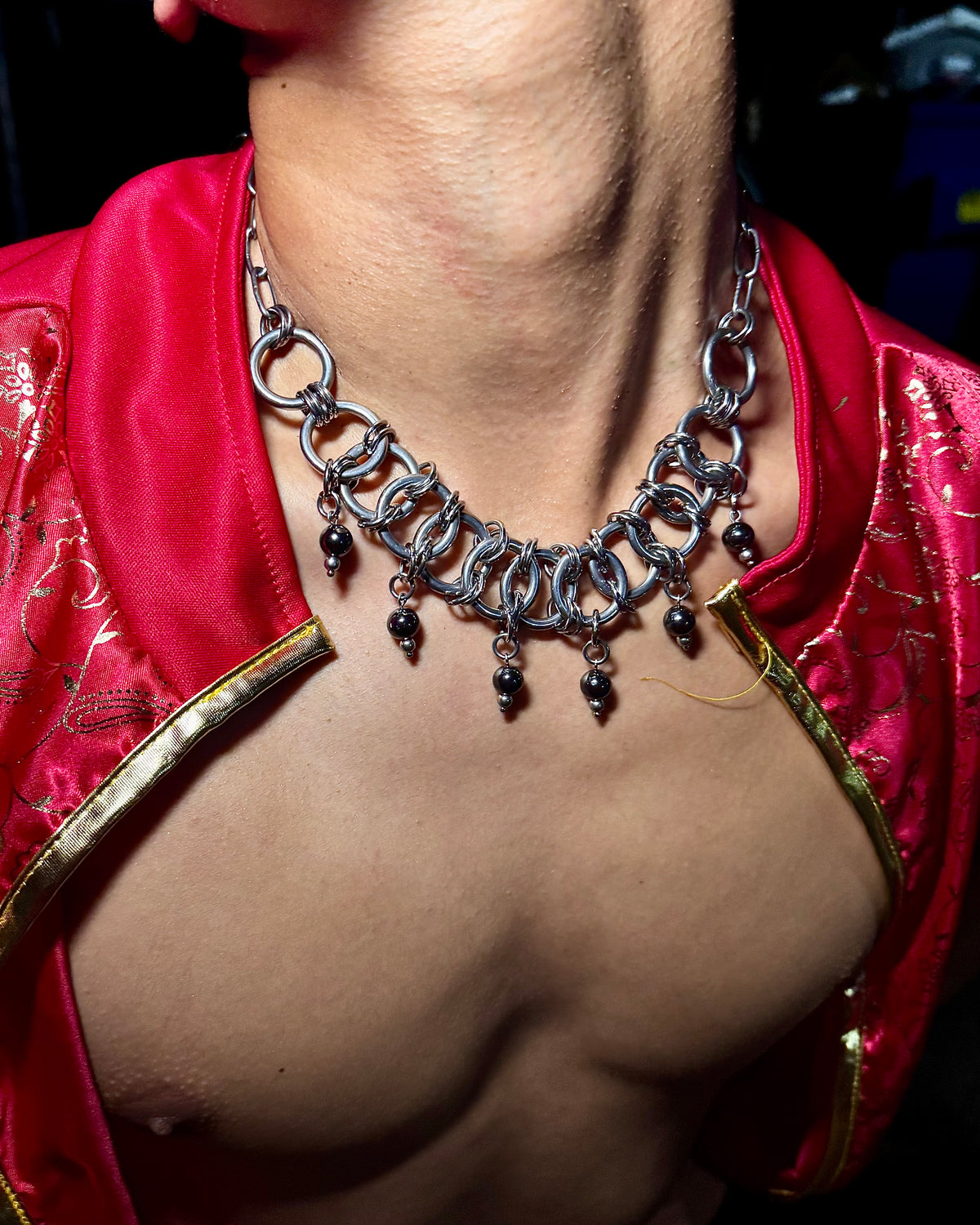 ORBITAL PEARL NECKLACE