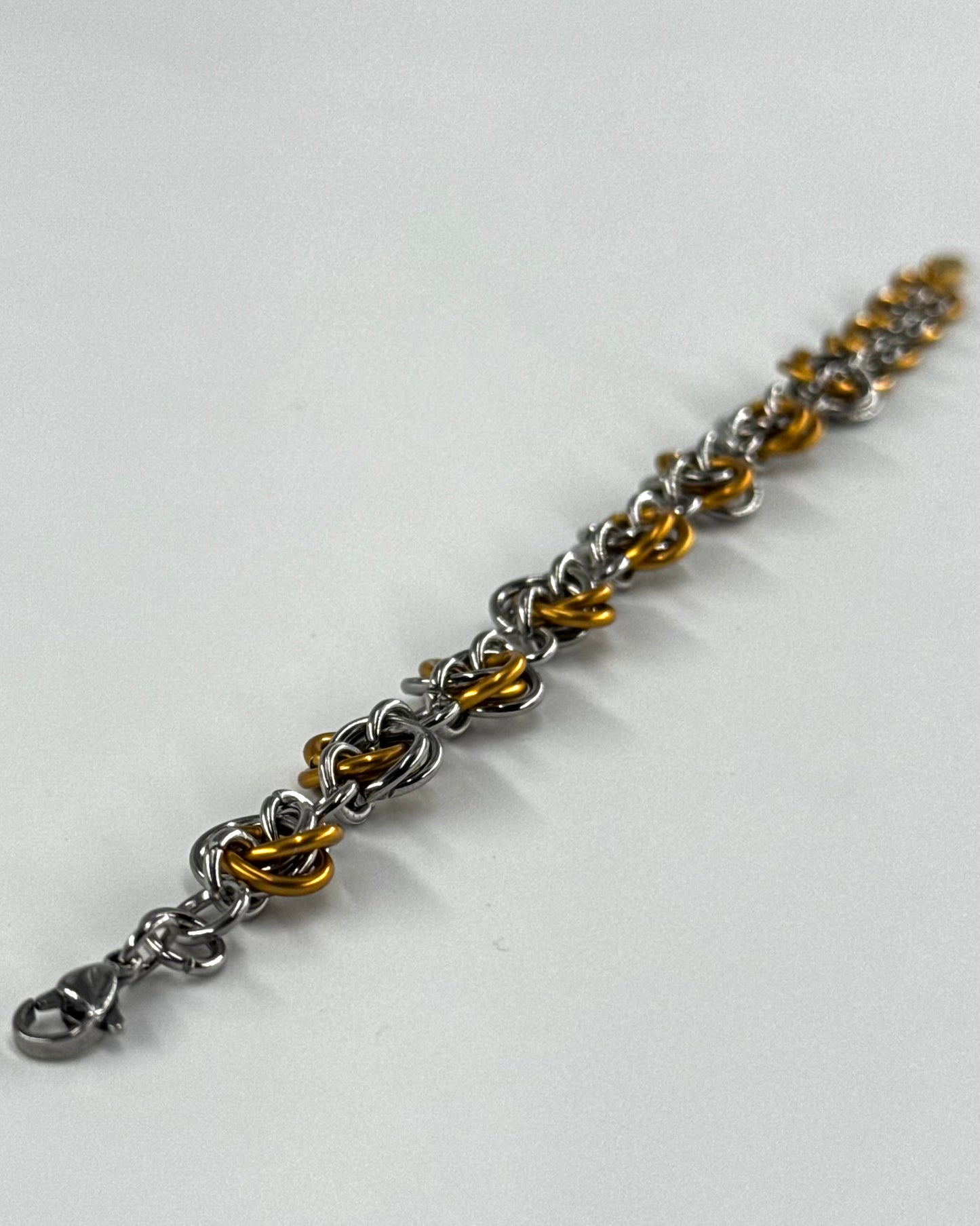 GOLD AND SILVER BRACELET