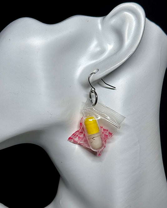 HAPPY PILL EARRINGS
