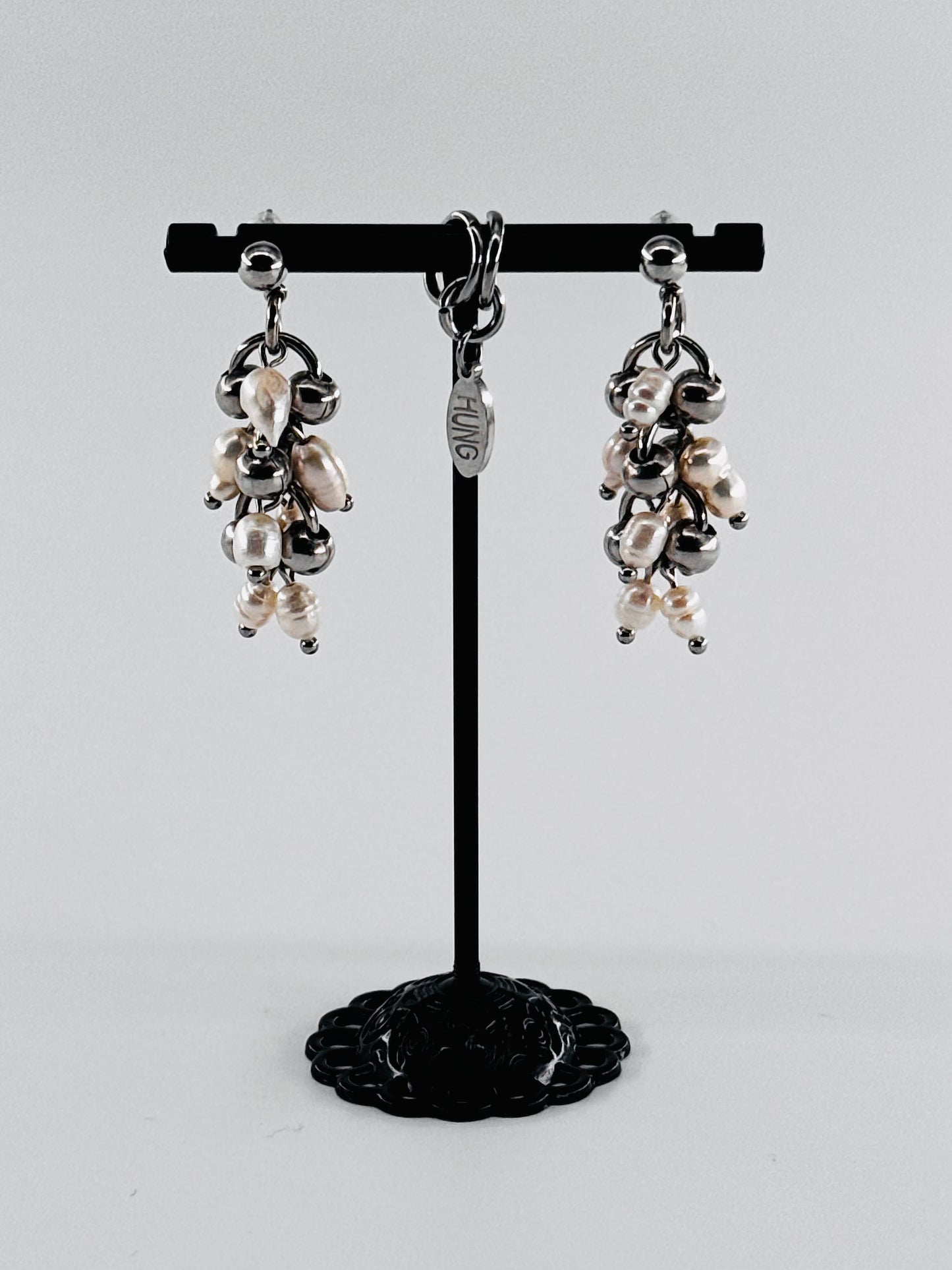 CLUSTER FCK EARRINGS