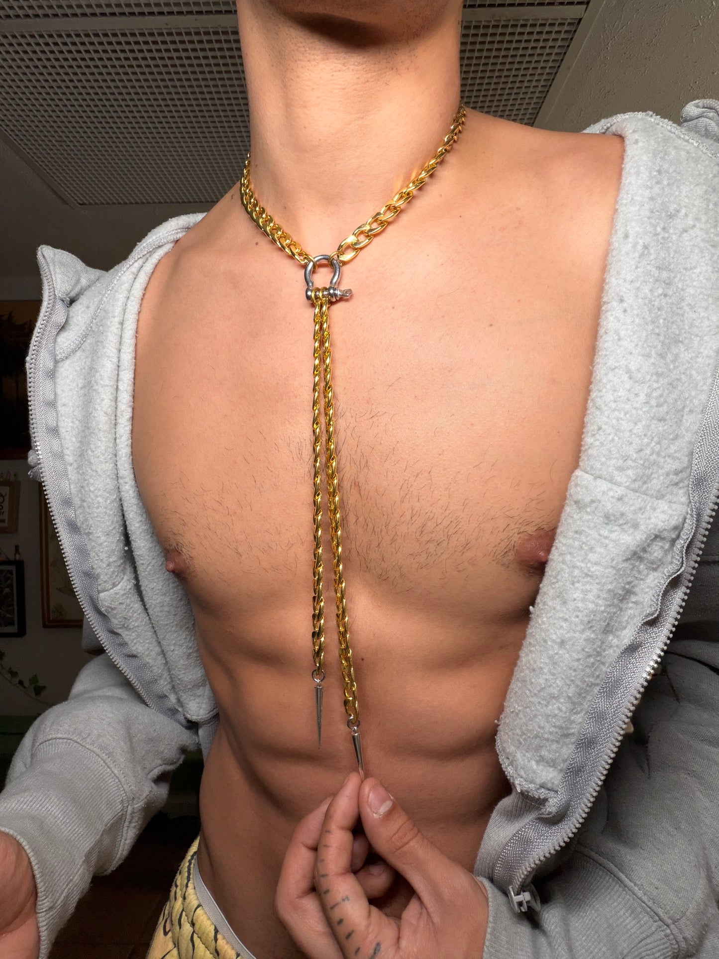 MINI GOLD BOLO TIE