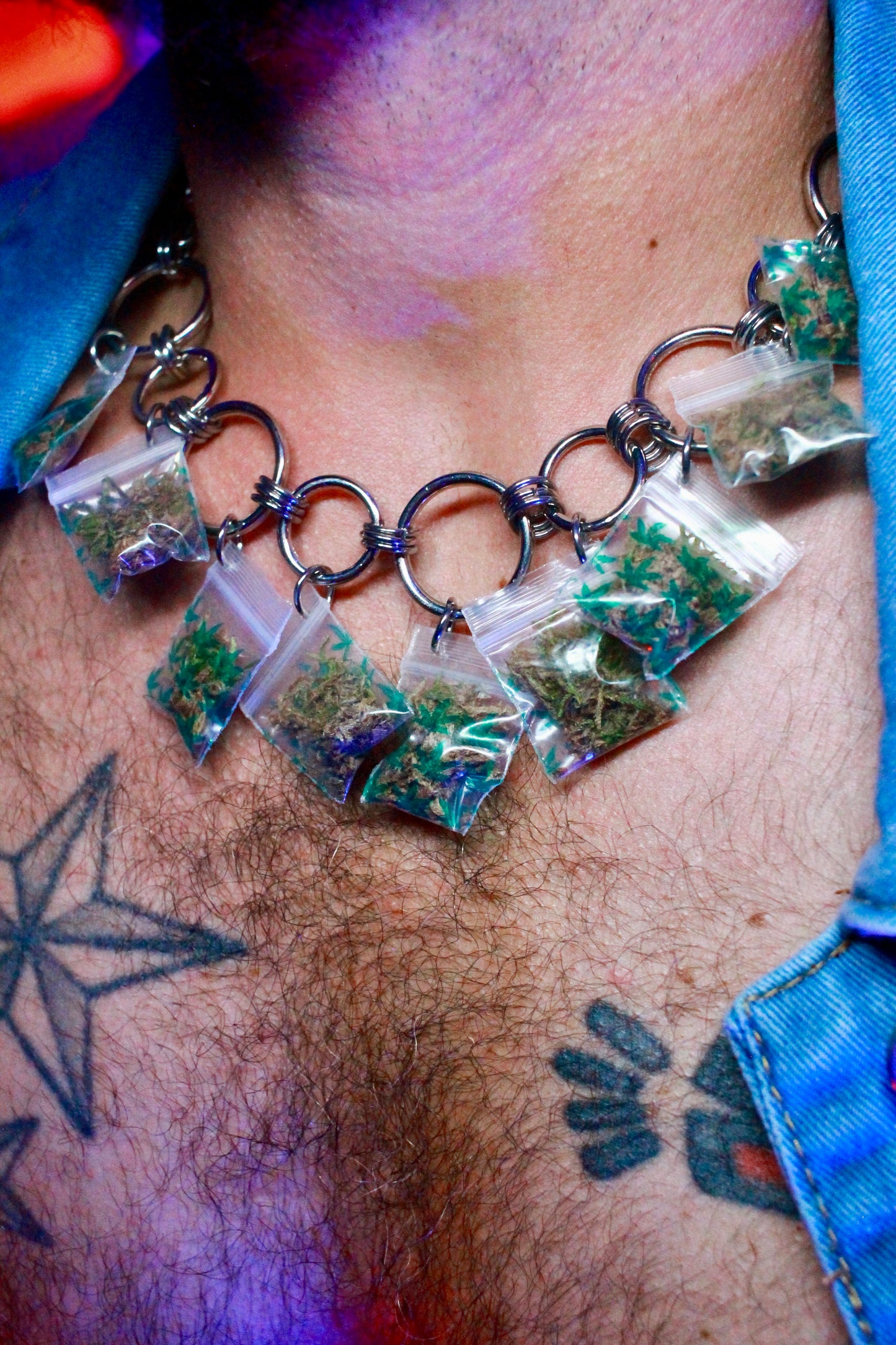 DEVILS LETTUCE NECKLACE